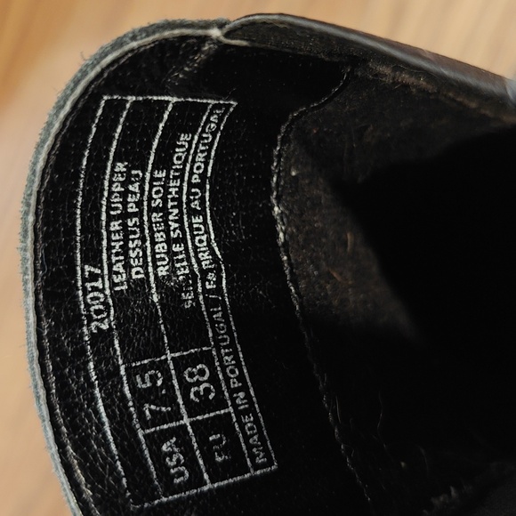 Antonio de Faria Black Suede Leather Lugged Chunky Heel Chelsea Boots - Picture 2 of 7